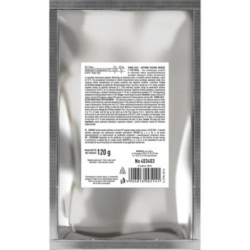 Drojdie Turbo Cold 120 g - 2