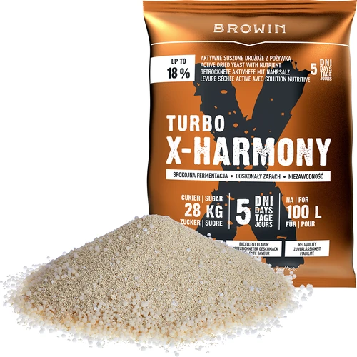 Drojdie Turbo X-Harmony 18%, 100 L, 360g - 3