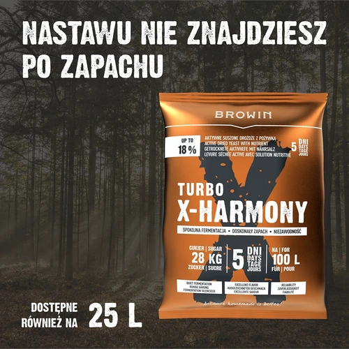 Drojdie Turbo X-Harmony 18%, 100 L, 360g - 7