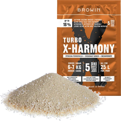 Drojdie Turbo X-Harmony 18%, 25 L, 138 g - 3