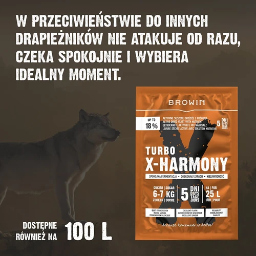 Drojdie Turbo X-Harmony 18%, 25 L, 138 g - 7