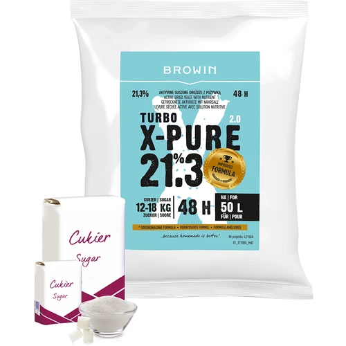 Drojdie Turbo X-Pure 21,3%, 50 L - 4