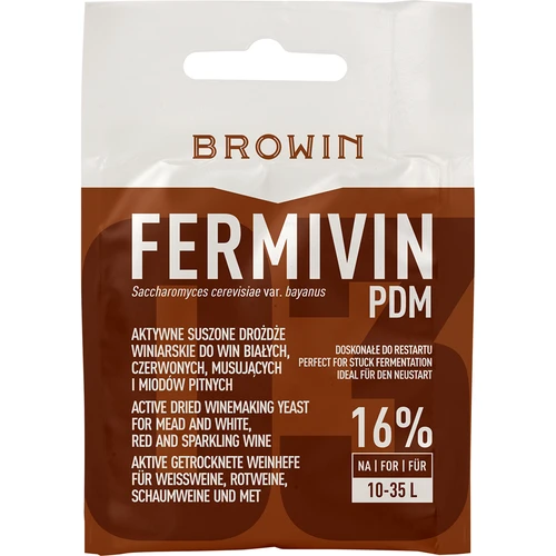 Drojdii pentru vinificație Fermivin PDM, 7 g