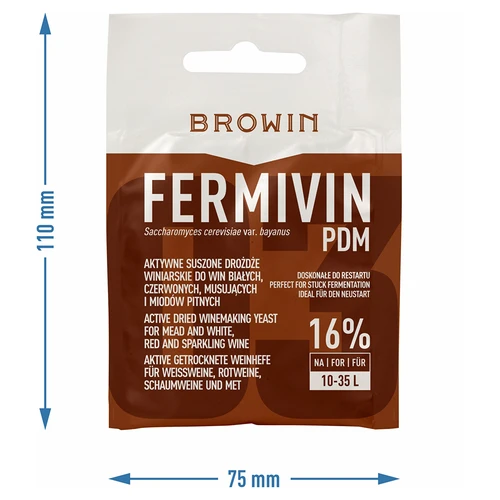 Drojdii pentru vinificație Fermivin PDM, 7 g - 3