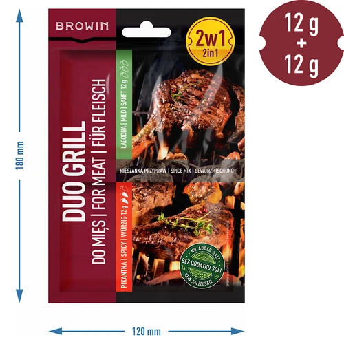 Duo Grill pentru carne, amestec de condimente 2 în 1, 2 x 12 g - 4