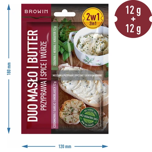 Duo Unt - condiment cu usturoi și ierburi 2 în 1, 2 x 12g - 4