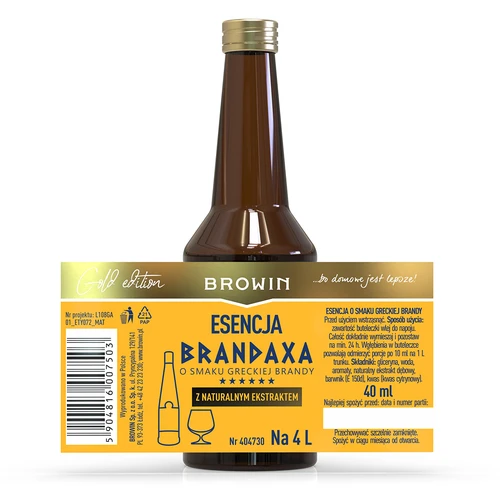 Esență Brandaxa cu gust de brandy grecesc, 40 ml - 4
