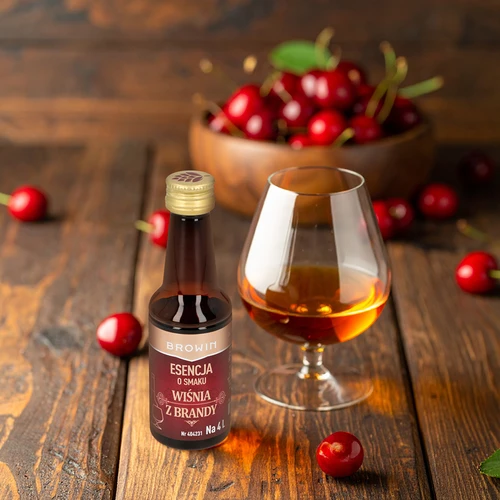 Esență cu aromă de Cireșe cu brandy, 40 ml - pentru 4 L - 7