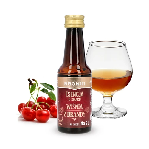 Esență cu aromă de Cireșe cu brandy, 40 ml - pentru 4 L - 3
