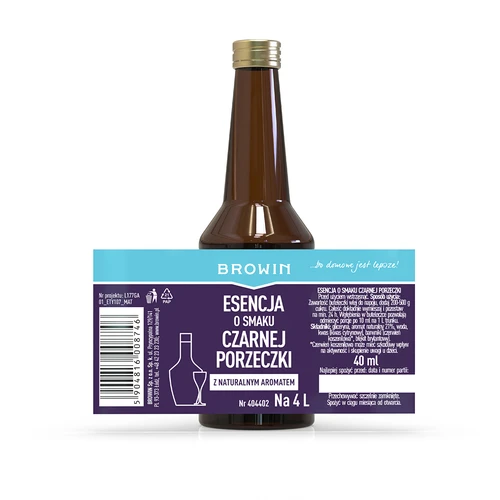 Esență cu aromă de coacăze negre cu aromă naturală pentru 4 L - 40 ml - 6