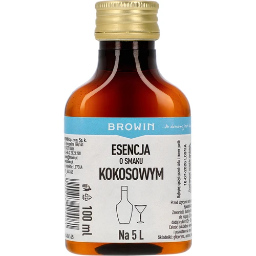 Esență cu aromă de cocos, pentru 5 L - 100 ml