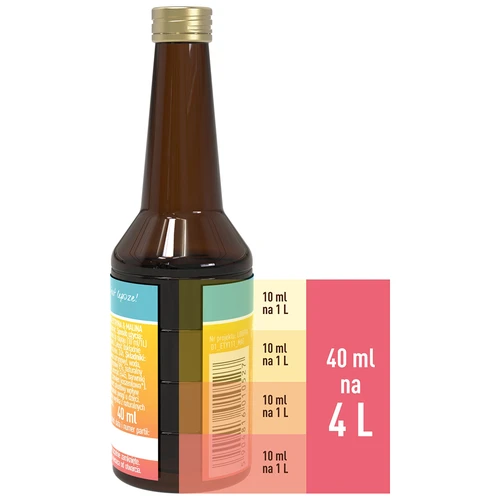 Esență cu aromă de lămâie și zmeură - 40 ml, pentru 4L - 5