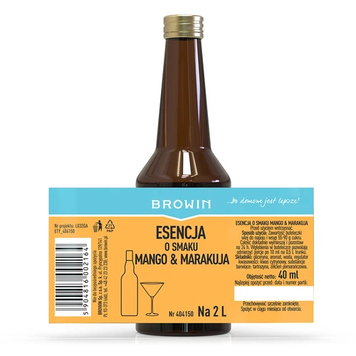 Esență cu aromă de mango & maracuja pentru 2 L - 40ml - 5