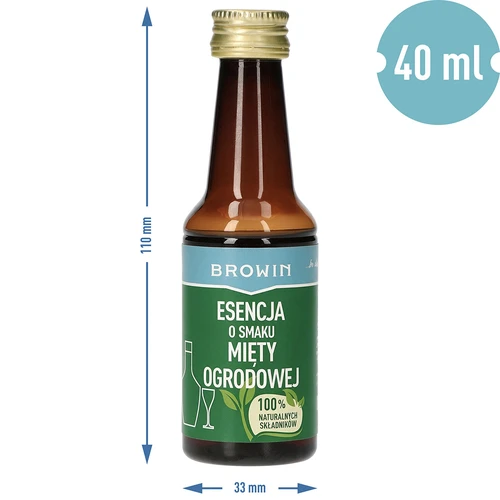 Esență cu aromă de mentă de grădină, pentru 4 L, 40 ml - 6