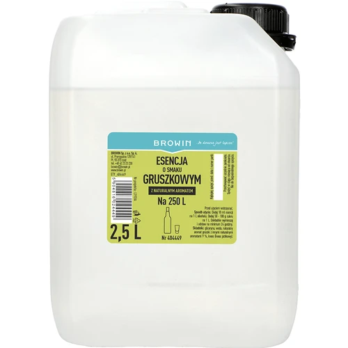 Esență cu aromă de pere, cu aromă naturală, 2,5L