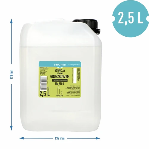 Esență cu aromă de pere, cu aromă naturală, 2,5L - 3
