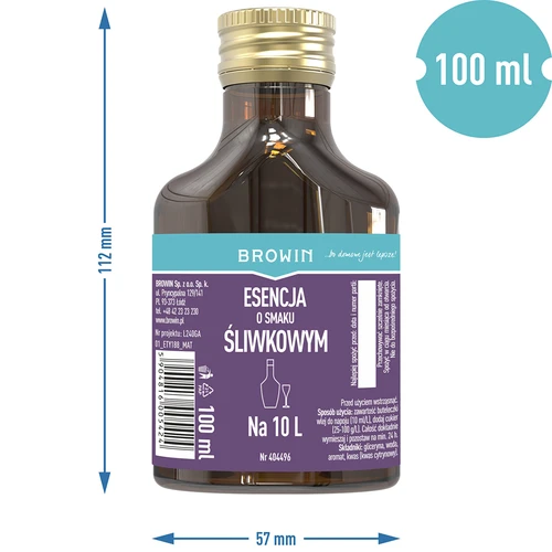 Esență cu aromă de prune 100 ml - 6