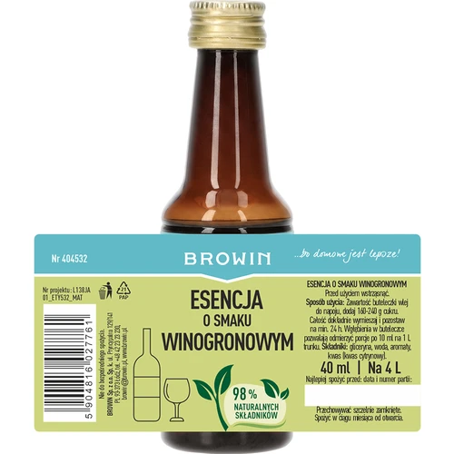 Esență cu aromă de struguri, 40 ml - 4