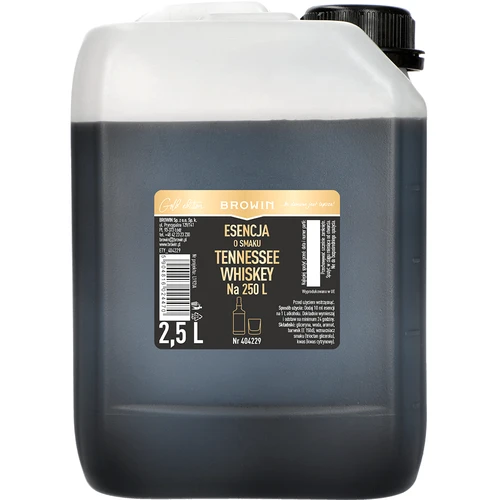 Esență cu aromă de Tennessee Whiskey 2,5L, pentru 250L de băutură finală