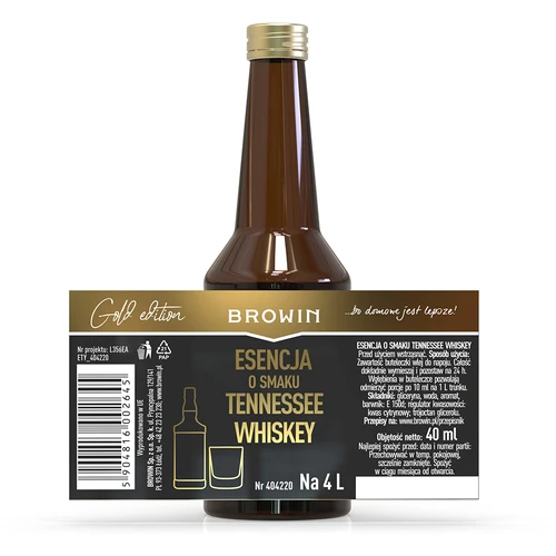 Esență cu aromă de Tennessee Whiskey pentru 4 L - 40 ml - 7