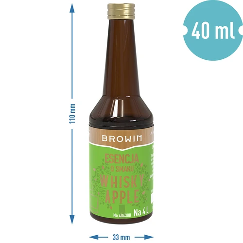 Esență cu aromă de Whisky Apple - 40 ml, pentru 4L - 7