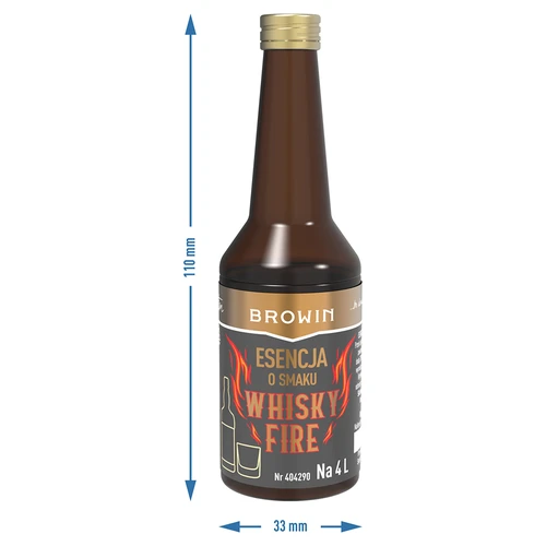 Esență cu aromă de Whisky Fire pentru 4 L, 40ml - 7