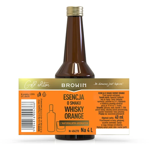 Esență cu aromă de Whisky Orange pentru 4 L - 40 ml - 6