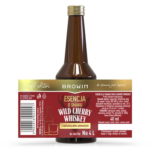 Esență cu aromă de Wild Cherry Whiskey 40 ml - 4