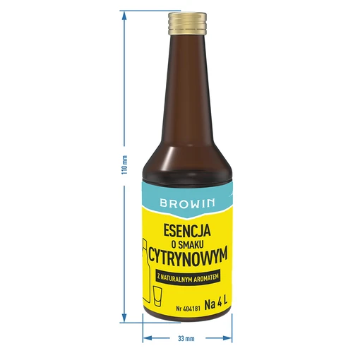Esență cu aromă naturală de lămâie pentru 4 L - 40 ml - 7