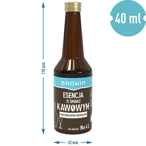 Esență cu gust de cafea din arome naturale pentru 4 L - 40 ml - 7