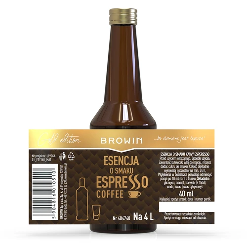 Esență cu gust de Espresso, pentru 4 L, 40 ml - 4