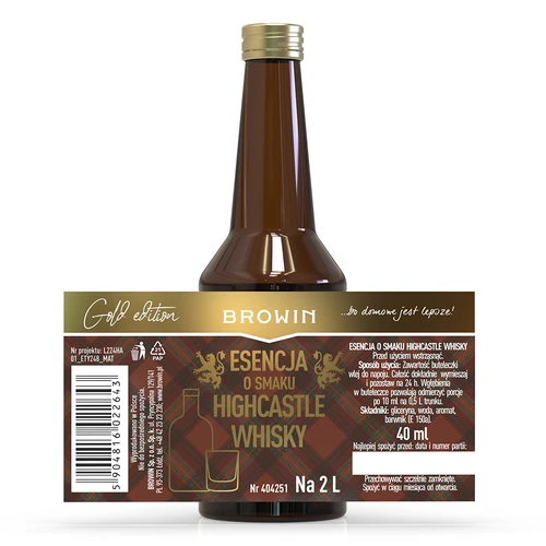 Esență cu gust de Highcastle Whisky pentru 2 L - 40ml - 4