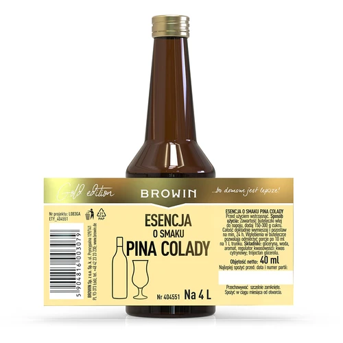 Esență cu gust de Pina Colada pentru 4 L - 40 ml - 7