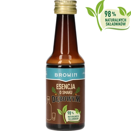 Esență cu gust de stejar, cu aromă și extract naturale - 40 ml, pentru 4 L
