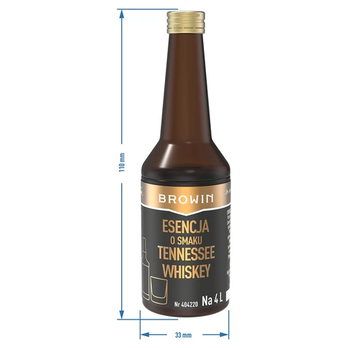 Esență cu gust de whiskey Tennessee pentru 4 L - 40 ml - 8
