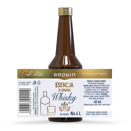 Esență cu gust de Whisky 40ml - 4