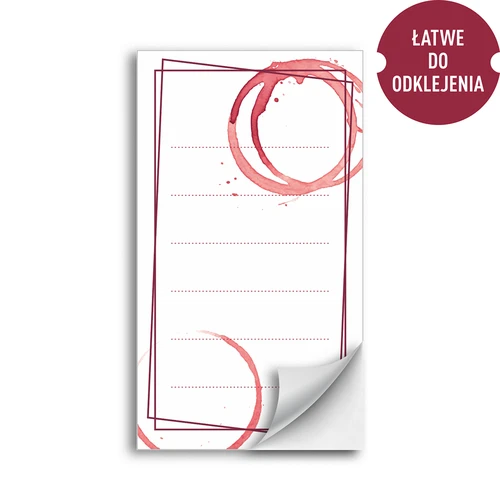 Etichete autoadezive pentru sticle de vin MIX 65/115 mm - 20 buc. - 6