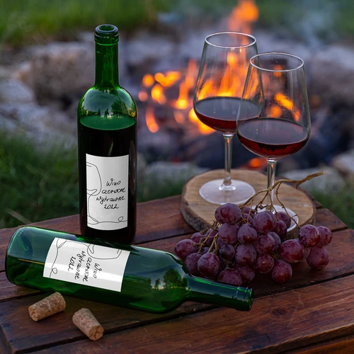 Etichete autoadezive pentru sticle de vin MIX 65/115 mm - 20 buc. - 13