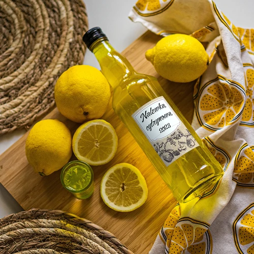 Etichete autocolante 60 x 90 mm pentru sticle, borcane fructe schiță - 20 buc. - 5