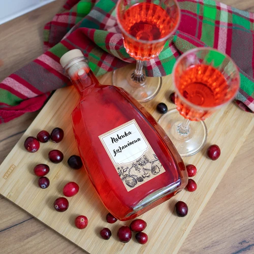 Etichete autocolante 60 x 90 mm pentru sticle, borcane fructe schiță - 20 buc. - 6