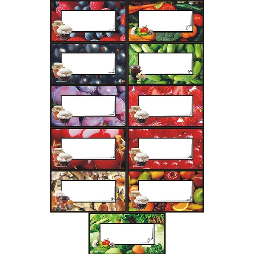 Etichete pentru conserve 84mm/46mm autocolant 30buc.