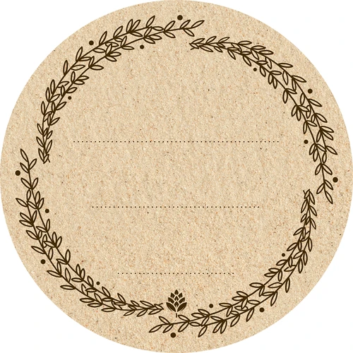 Etichete rotunde fi 66,5mm pentru capace/borcane - 20 buc - 2