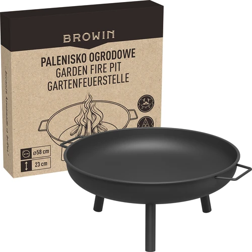 Focar de grădină Ø58 cm, rotund, vas - 8