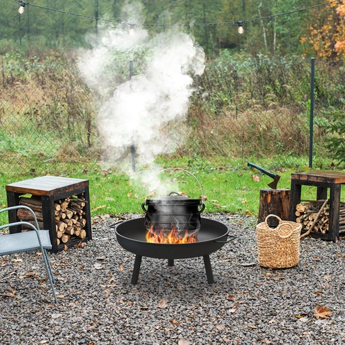 Focar de grădină Ø58 cm, rotund, vas - 12