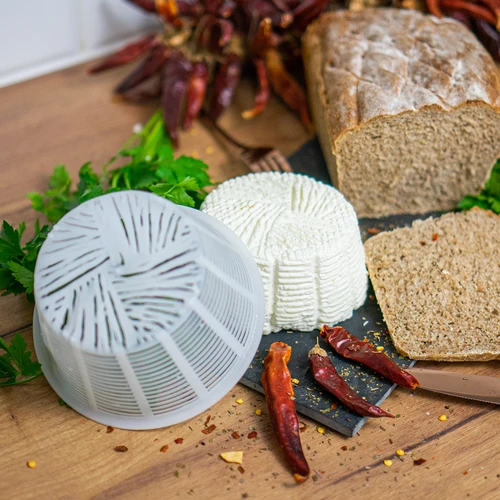 Formă pentru brânzărie rotundă Ø 13 x 7 cm pentru 500 g - 6