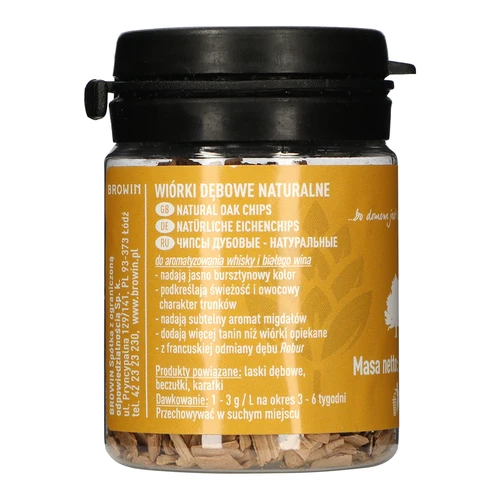 Fulgi de stejar naturali (necoapte), 20g