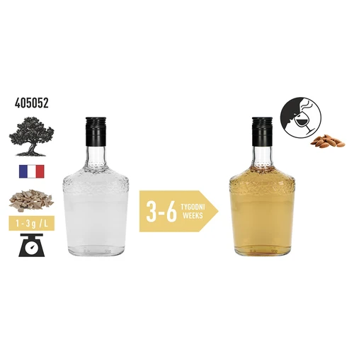 Fulgii de stejar naturali pentru aromatizarea alcoolurilor (whisky, vin alb), 50 g - 6