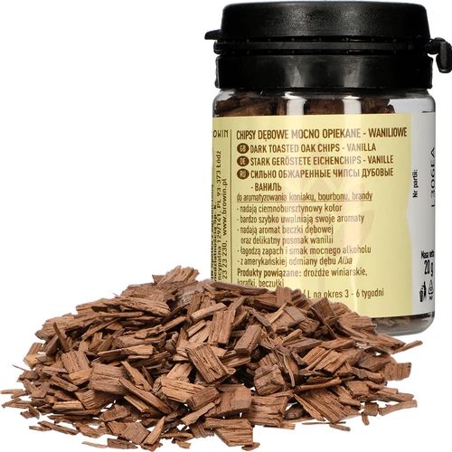 Fulgii de stejar vanilați, puternic prăjiți, 20g - 3