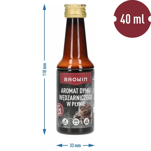 Aromă lichidă de fum pentru afumare, pentru 3 kg, 40 ml - 3
