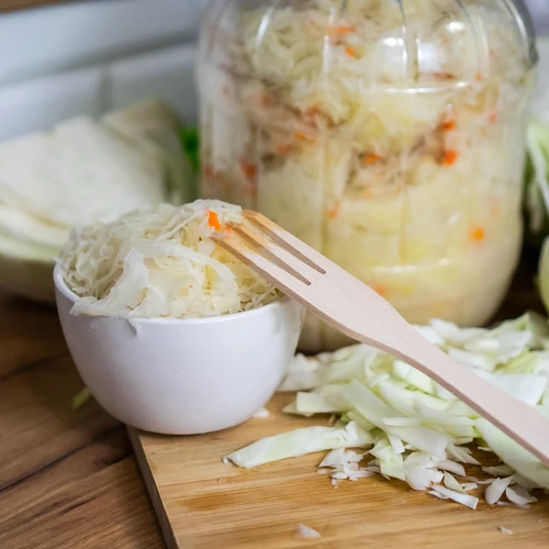 Furculiță din lemn pentru varză 25 cm - 2